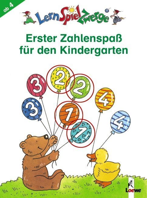 Cover: 9783785556719 | Erster Zahlenspaß für den Kindergarten | Loewe Lernen und Rätseln
