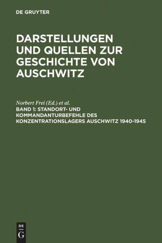 Cover: 9783598240300 | Standort- und Kommandanturbefehle des Konzentrationslagers...