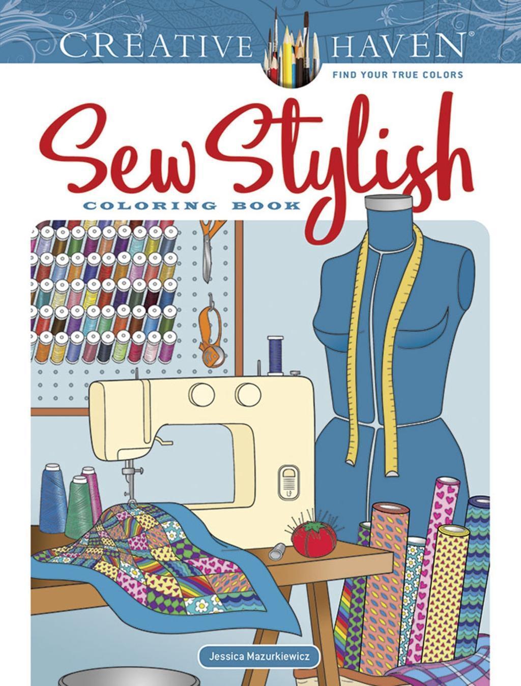 Cover: 9780486829159 | Creative Haven Sew Stylish Coloring Book | Jessica Mazurkiewicz | Buch