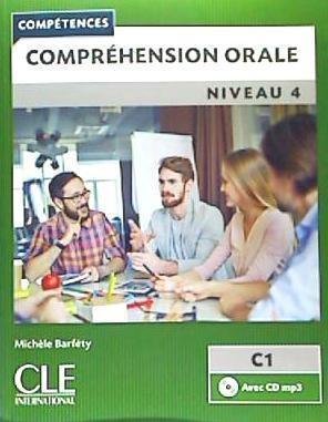 Cover: 9782090381931 | Competences 2eme edition | Comprehension orale C1 Livre + CD | Barfety