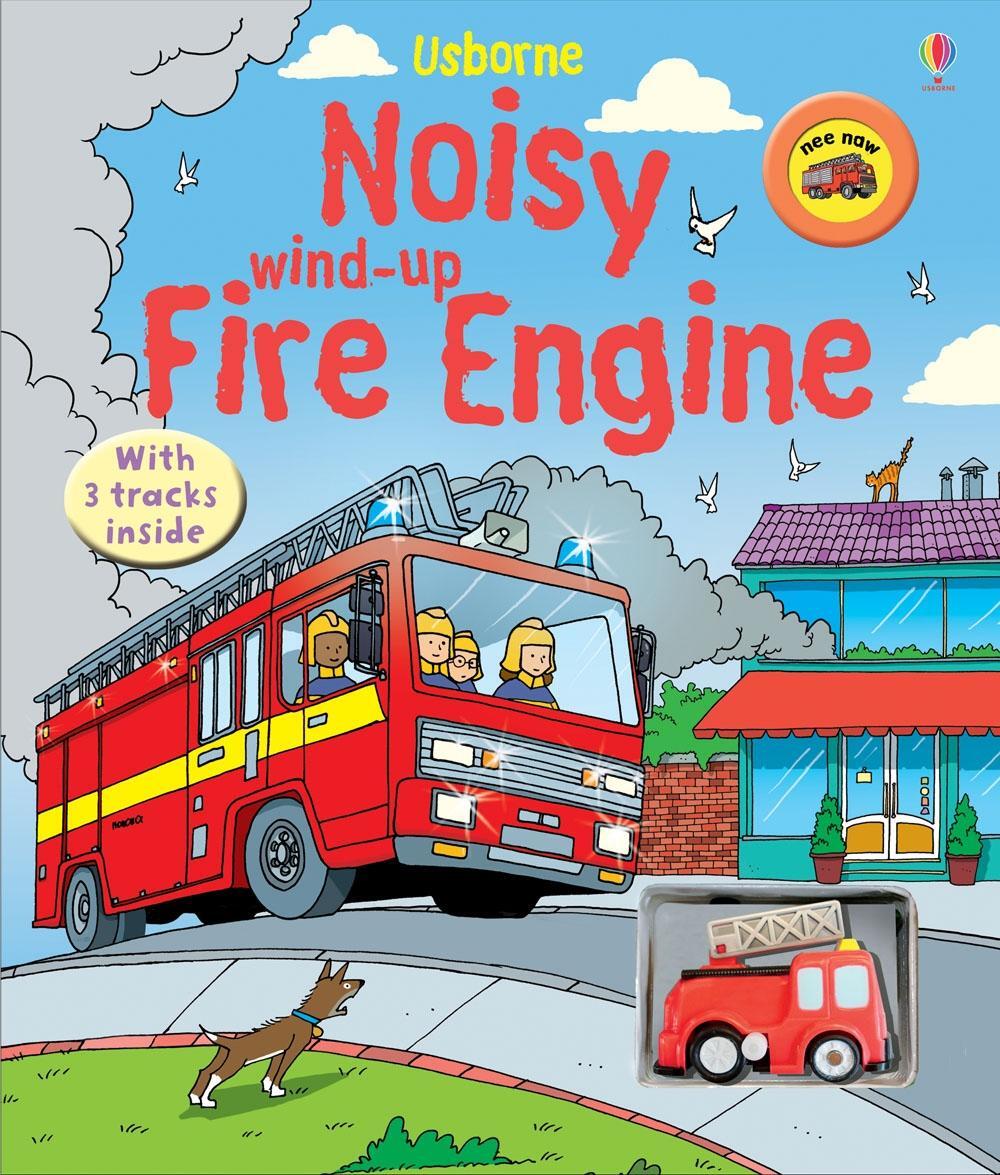 Cover: 9780746091128 | Noisy Wind-up Fire Engine | With 3 tracks and 3 stories | Sam Taplin