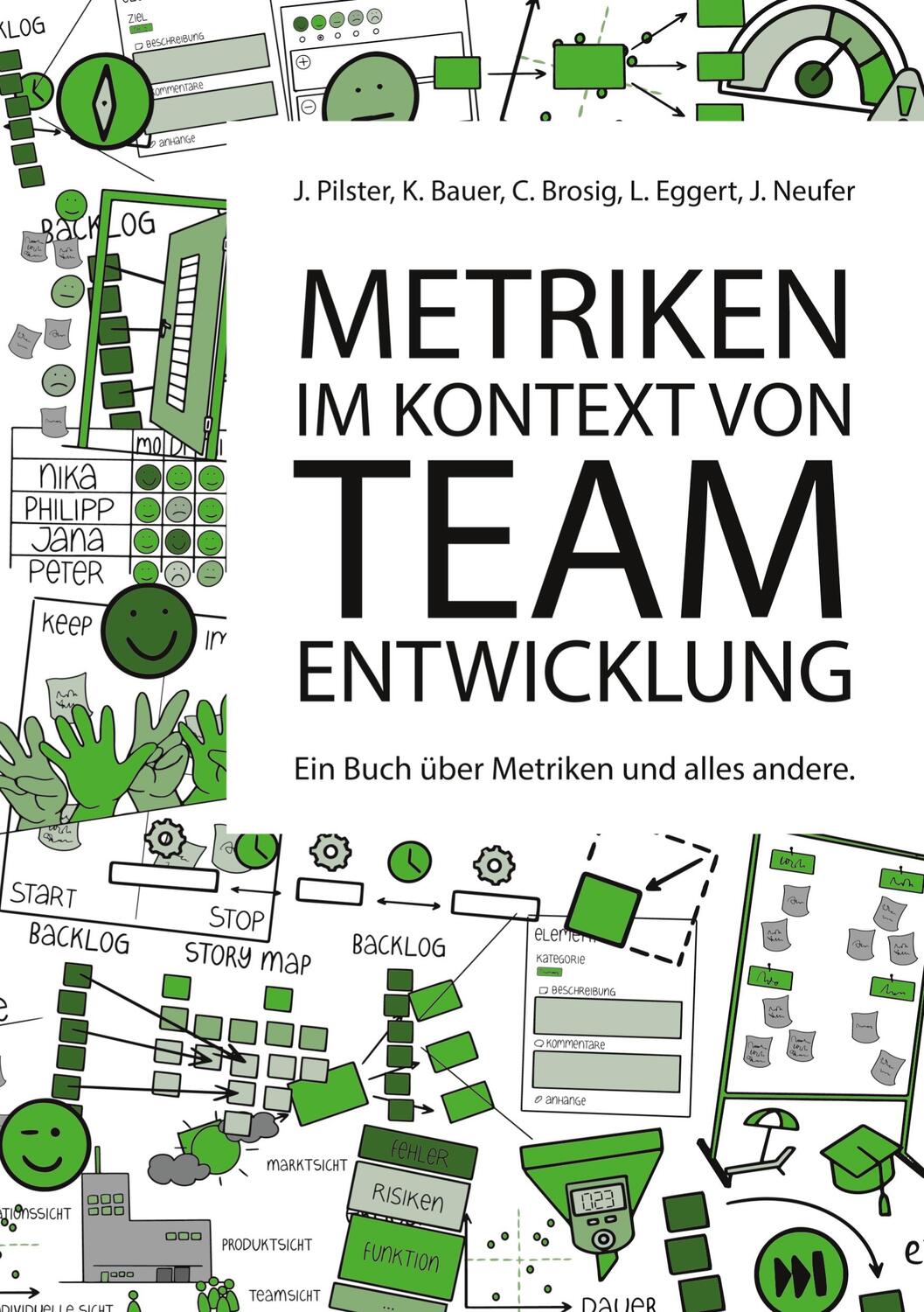 Cover: 9783754384664 | Metriken im Kontext von Teamentwicklung | Juliane Pilster (u. a.)