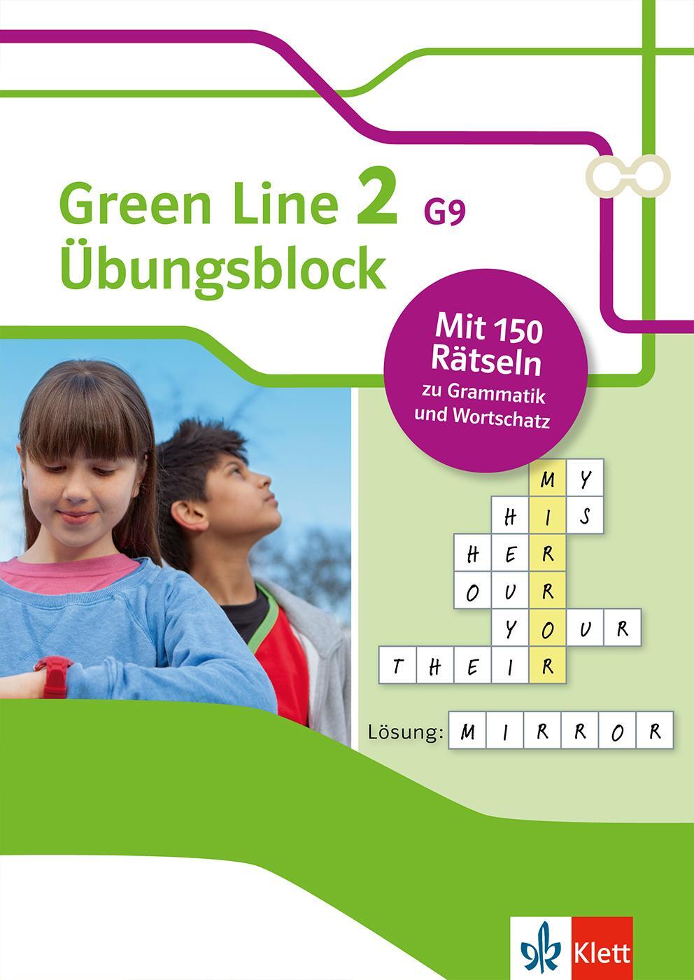 Cover: 9783129261453 | Green Line 2 G9 ab 2015 Klasse 6 - Übungsblock zum Schulbuch | Buch