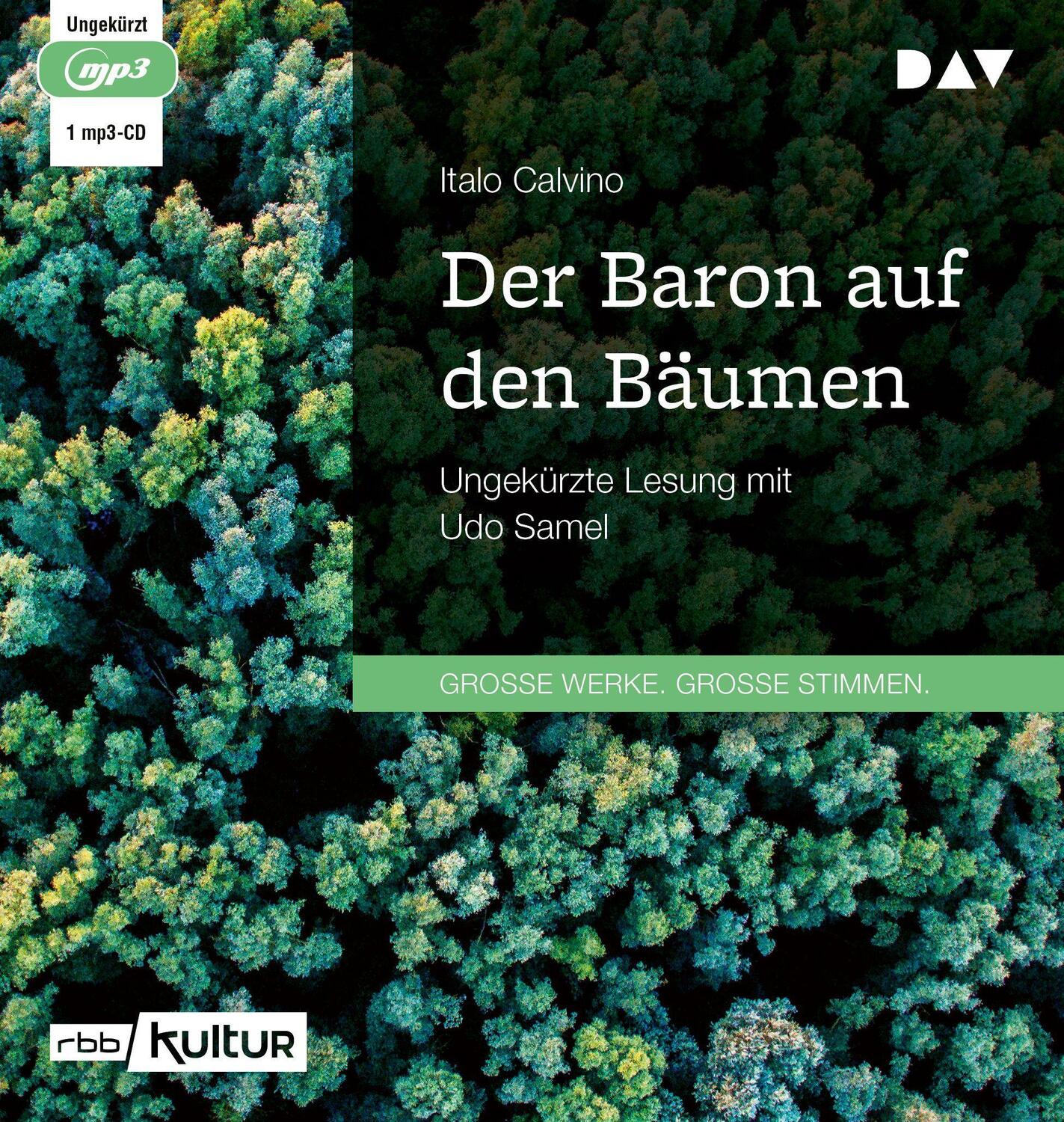 Cover: 9783742429629 | Der Baron auf den Bäumen | Ungekürzte Lesung mit Udo Samel (1 mp3-CD)