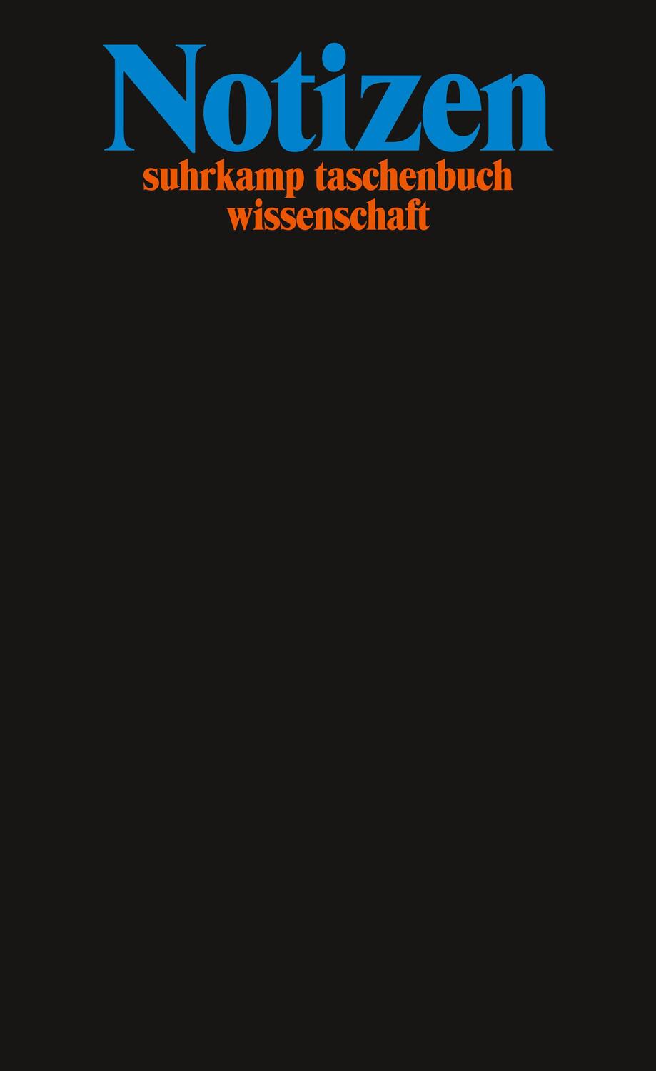 Cover: 9783518001783 | Notizbuch 50 Jahre stw | Notizen | Suhrkamp Verlag | Notizbuch | 2023