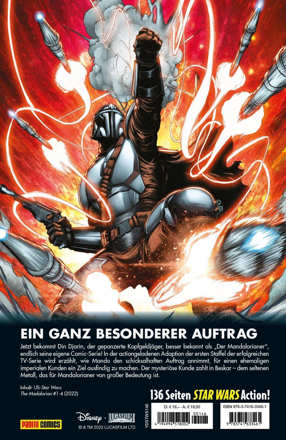 Rückseite: 9783741633461 | Star Wars Comics: The Mandalorian | Bd. 1: Das ist der Weg | Buch