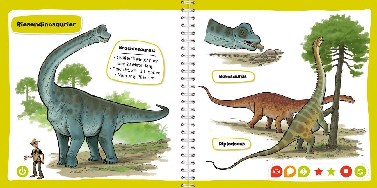 Bild: 9783473554072 | tiptoi® Dinosaurier | Annette Neubauer | Taschenbuch | Spiralbindung