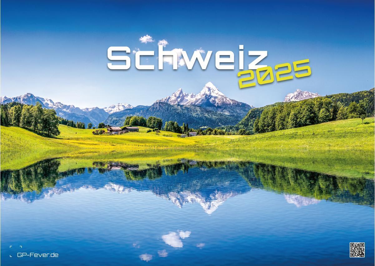 Cover: 9783986734367 | Schweiz - 2025 - Kalender DIN A3 | GP-Fever.de | Kalender | 15 S.