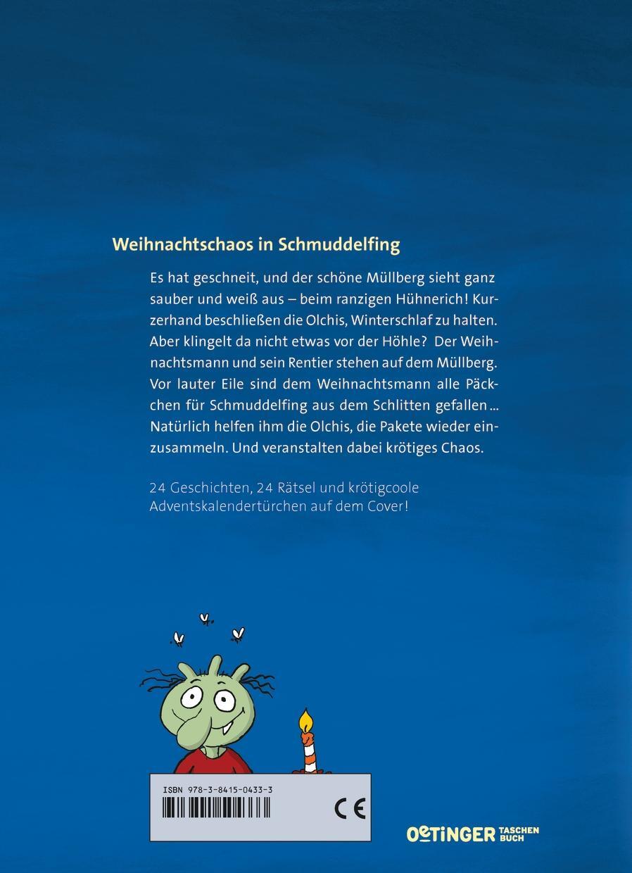 Rückseite: 9783841504333 | Die Olchis. Adventskalender-Rätselbuch | Erhard Dietl (u. a.) | Buch