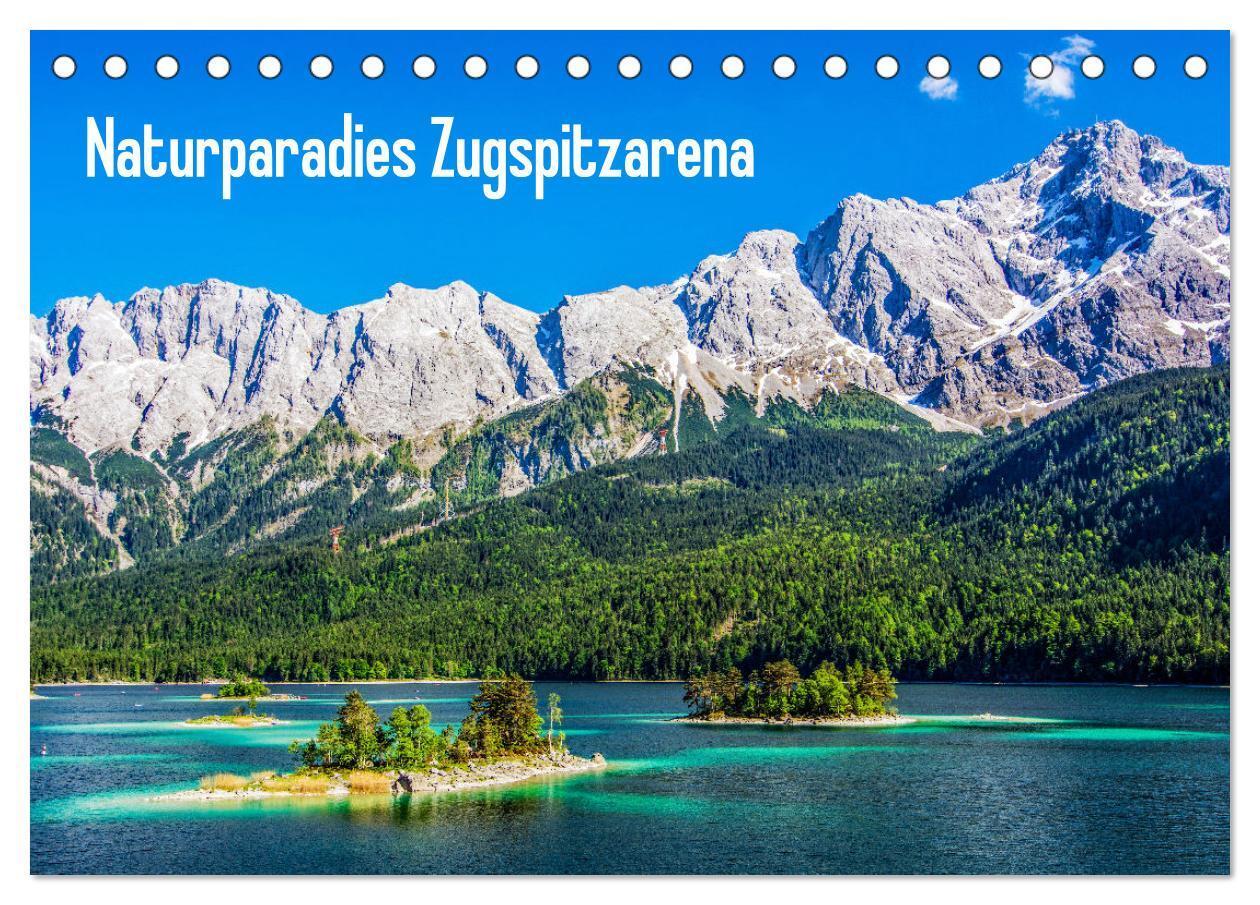 Cover: 9783383107177 | Naturparadies Zugspitzarena (Tischkalender 2024 DIN A5 quer),...