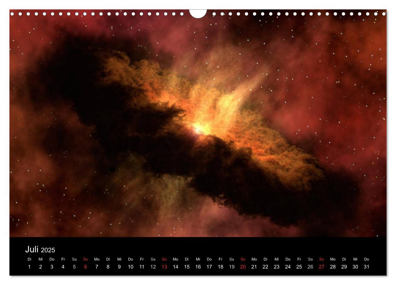 Bild: 9783435485970 | Der Weltraum. Spektakuläre Gasnebel und Galaxien (Wandkalender 2025...