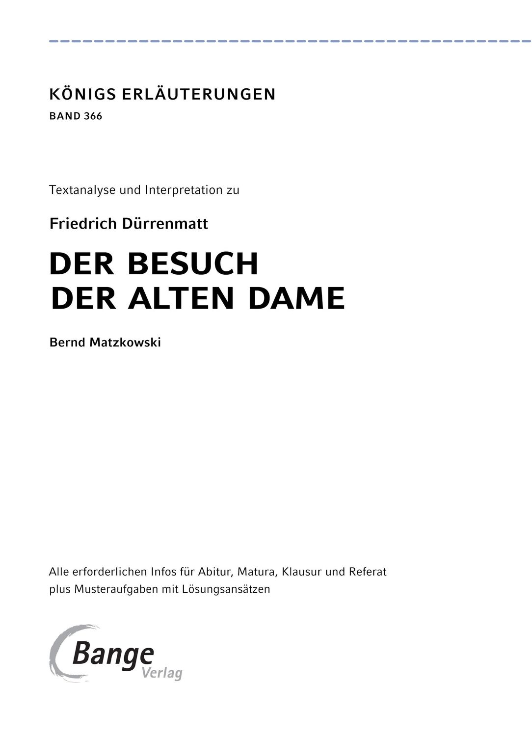 Bild: 9783804420786 | Tschick - Textanalyse und Interpretation | Wolfgang Herrndorf | Buch