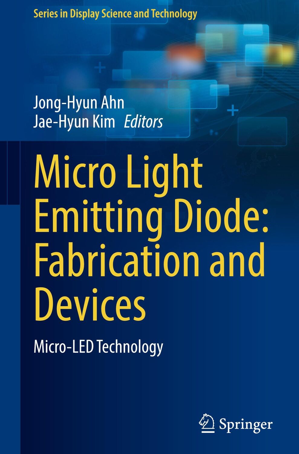 Cover: 9789811655043 | Micro Light Emitting Diode: Fabrication and Devices | Kim (u. a.) | v