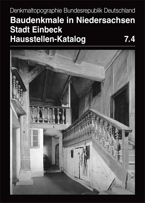 Cover: 9783731908043 | Baudenkmale in Niedersachsen. Stadt Einbeck. Hausstellen-Katalog