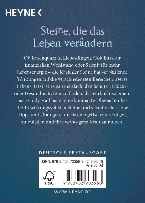 Bild: 9783453703568 | Das kleine Buch der Schutz- und Glückssteine | Judy Hall | Taschenbuch