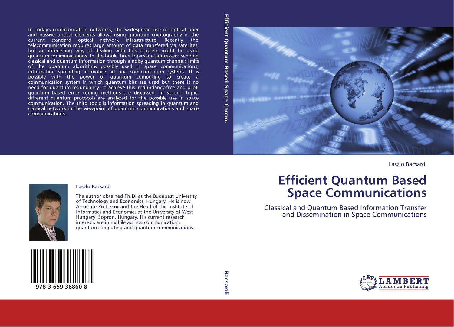 Cover: 9783659368608 | Efficient Quantum Based Space Communications | Laszlo Bacsardi | Buch