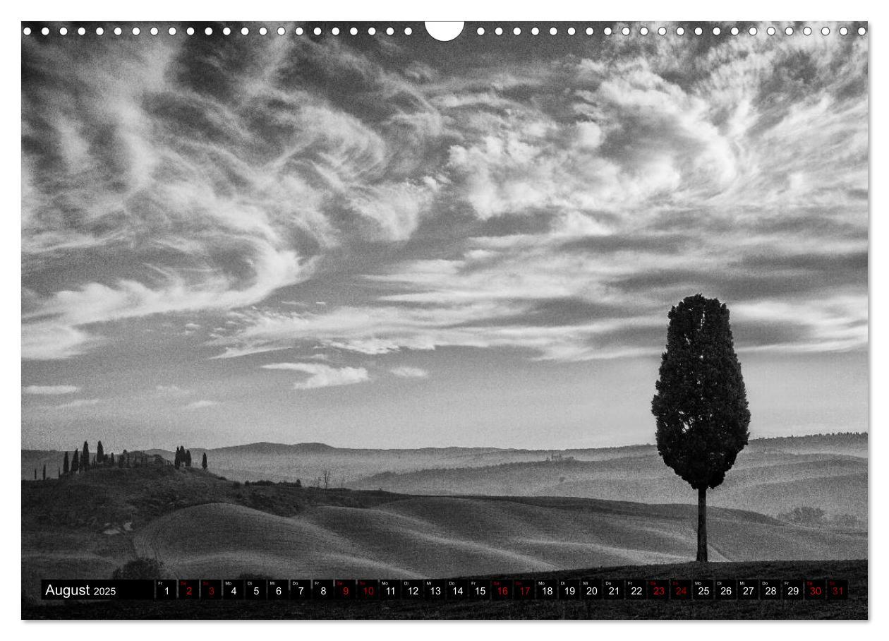 Bild: 9783435393763 | Toscana - monocromatico (Wandkalender 2025 DIN A3 quer), CALVENDO...