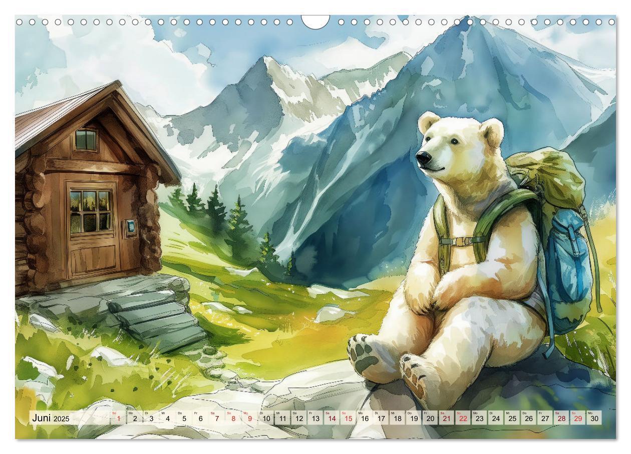 Bild: 9783383781940 | Eisbär Eik auf Europareise (Wandkalender 2025 DIN A3 quer),...