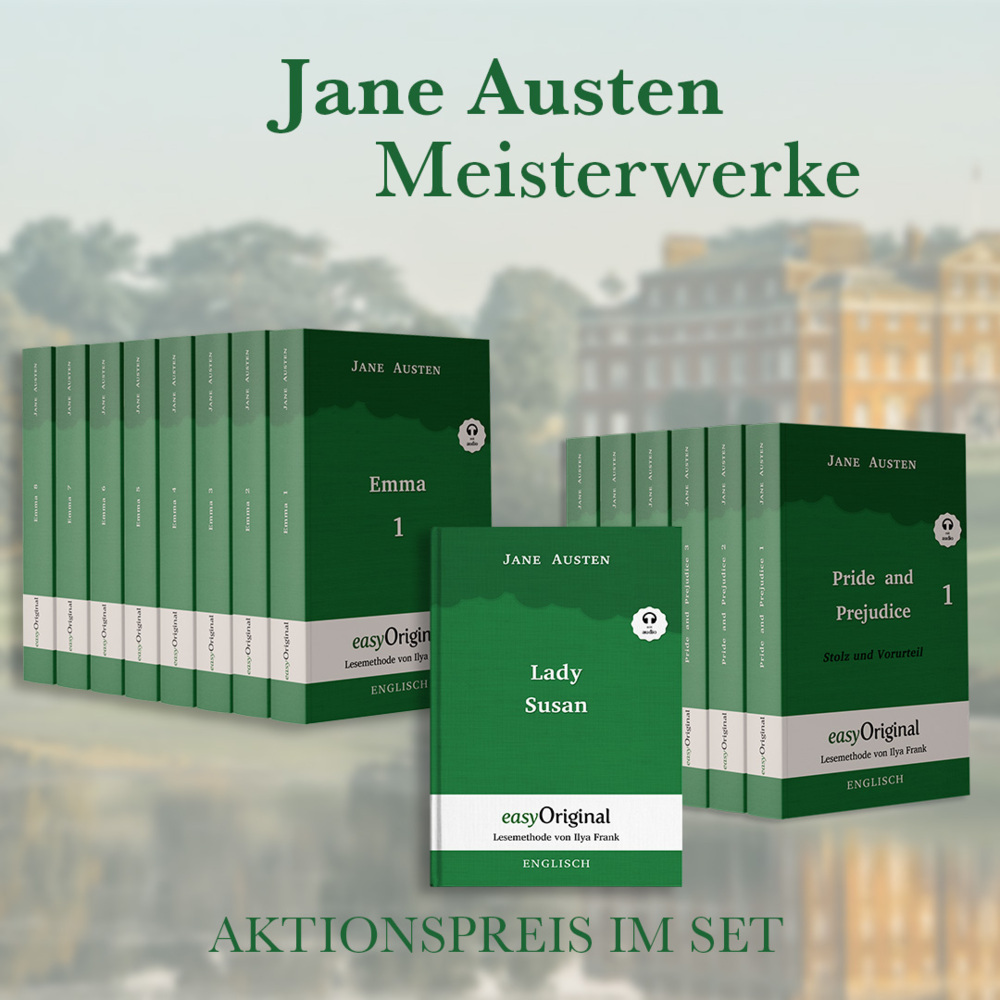 Cover: 9783991128007 | Jane Austens Meisterwerke (Bücher + Audio-Online) - Lesemethode von...