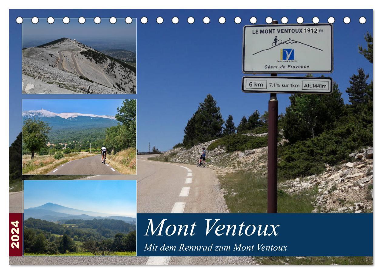 Cover: 9783675687844 | Mit dem Rennrad zum Mont Ventoux (Tischkalender 2024 DIN A5 quer),...