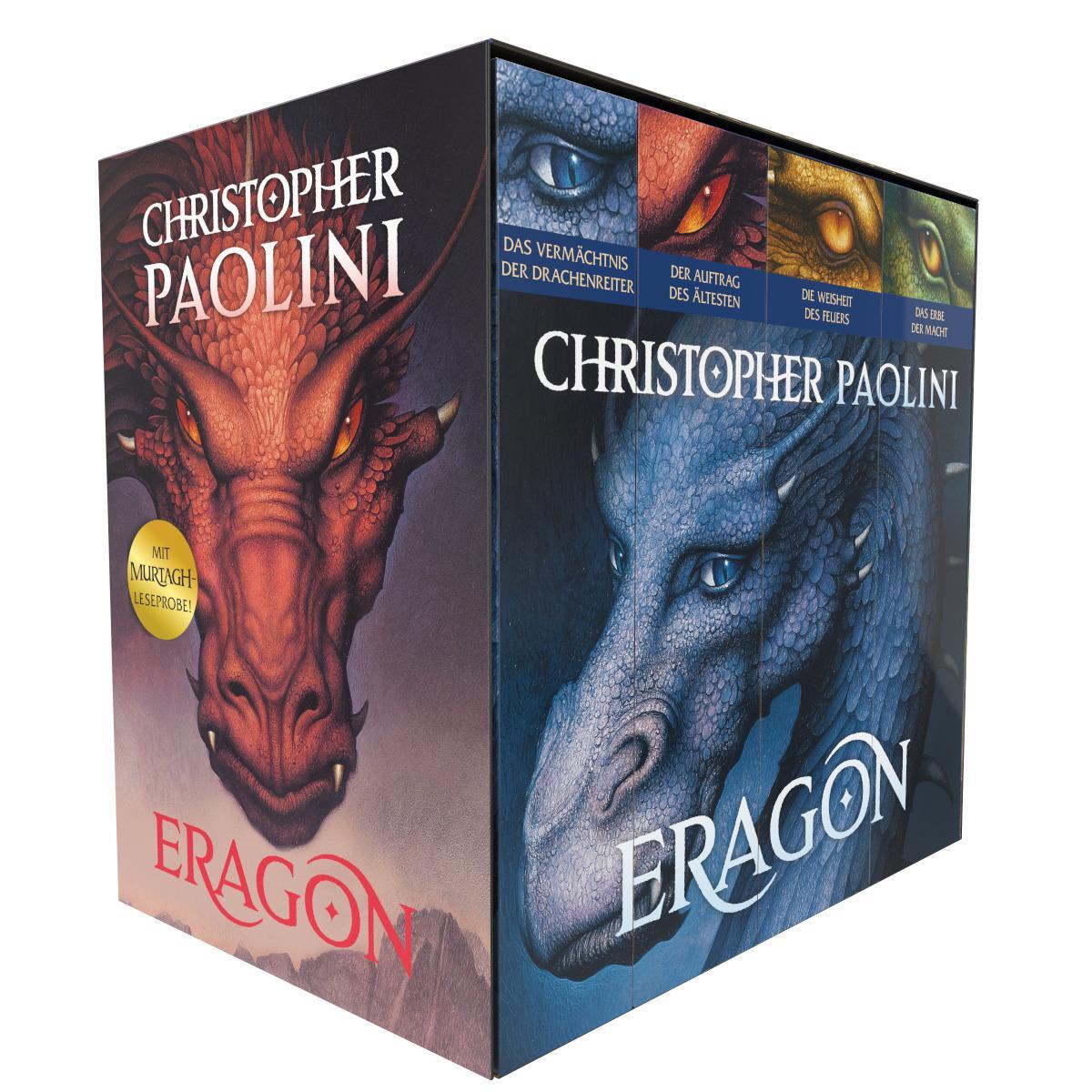 Cover: 9783570316443 | Christopher Paolini: Eragon. Vier Bände im Taschenbuch-Schuber: Das...