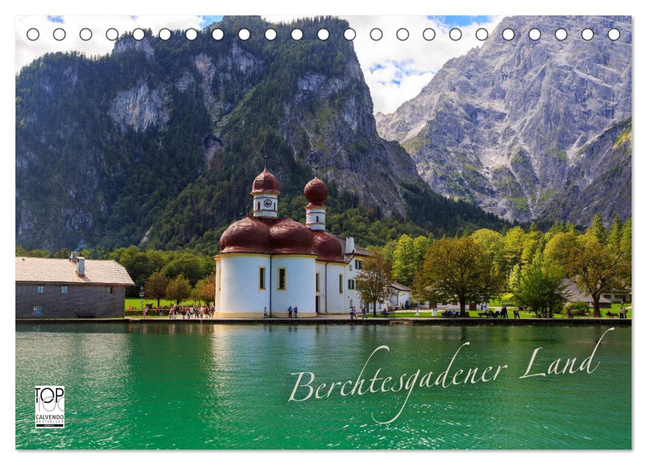 Cover: 9783435786237 | Berchtesgadener Land (Tischkalender 2025 DIN A5 quer), CALVENDO...