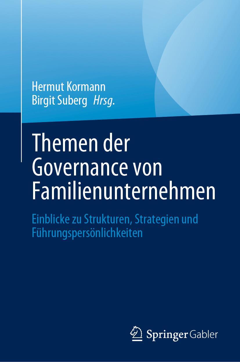 Cover: 9783031344244 | Themen der Governance von Familienunternehmen | Birgit Suberg (u. a.)