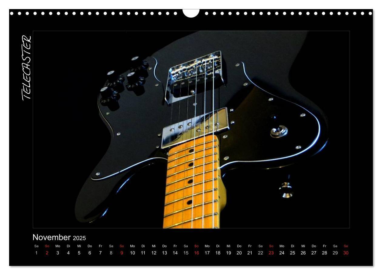 Bild: 9783435752485 | ROCKGITARREN in Szene gesetzt (Wandkalender 2025 DIN A3 quer),...