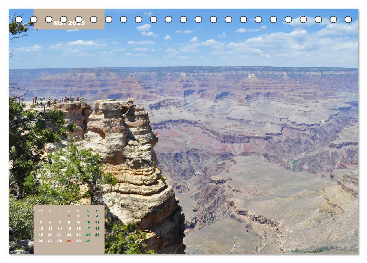 Bild: 9783435110834 | Erlebe mit mir die Schluchten des Grand Canyon (Tischkalender 2025...