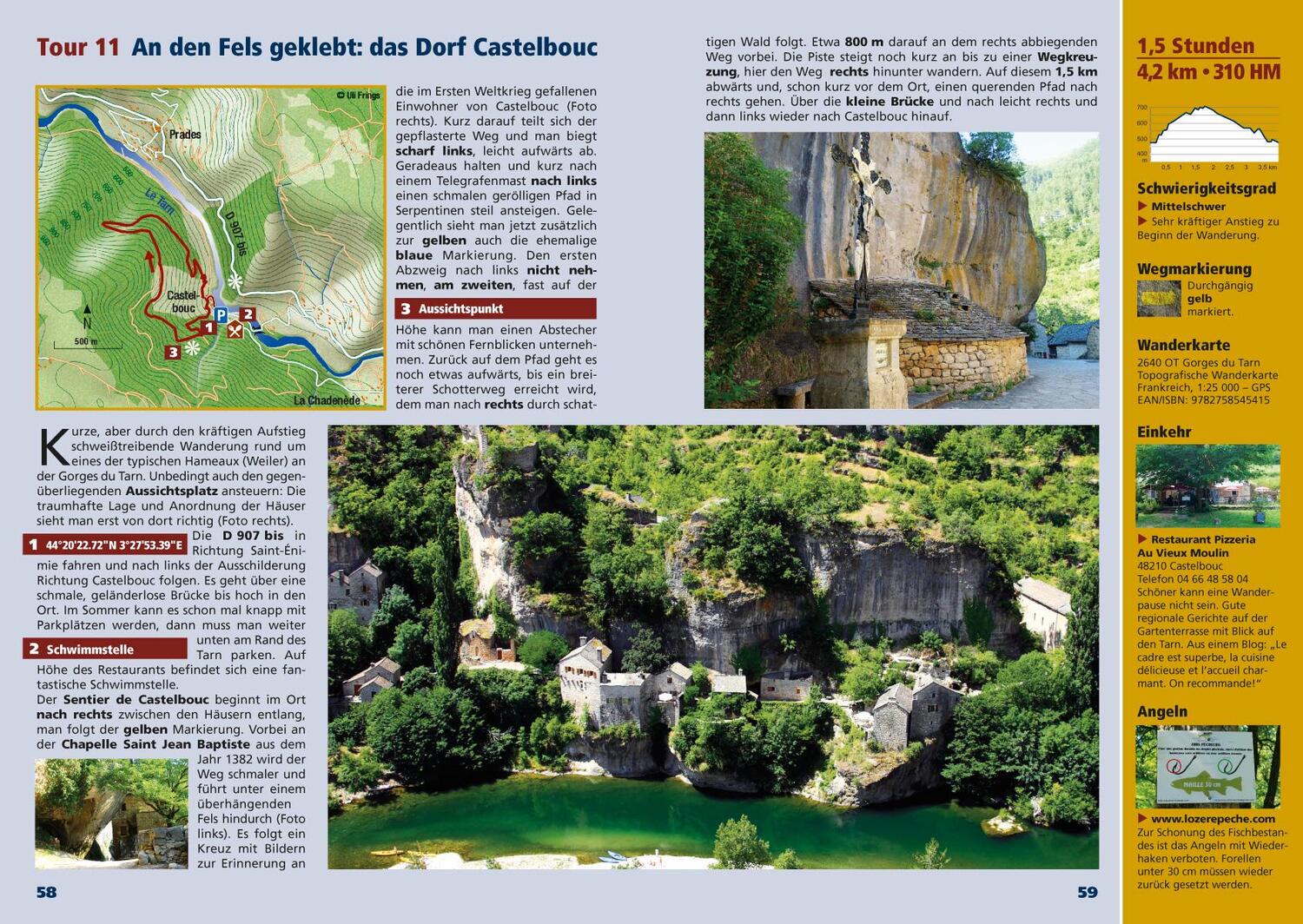 Bild: 9783000535345 | Gorges du Tarn, Cevennen | Uli Frings | Taschenbuch | 112 S. | Deutsch