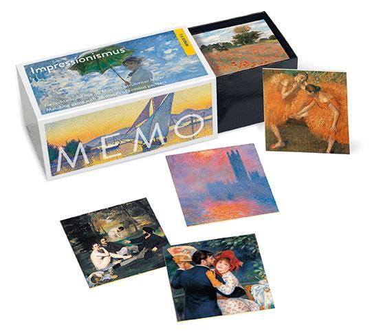 Cover: 4260044150598 | Impressionismus. Memo | Gedächtnisspiel mit 36 Motiven berühmter Maler
