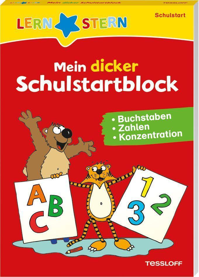 Cover: 9783788675219 | LERNSTERN Mein dicker Schulstartblock. Buchstaben, Zahlen,...
