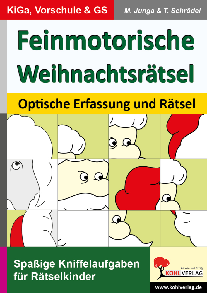 Cover: 9783955130145 | Feinmotorische Weihnachtsrätsel | Michael Junga | Taschenbuch | 2012