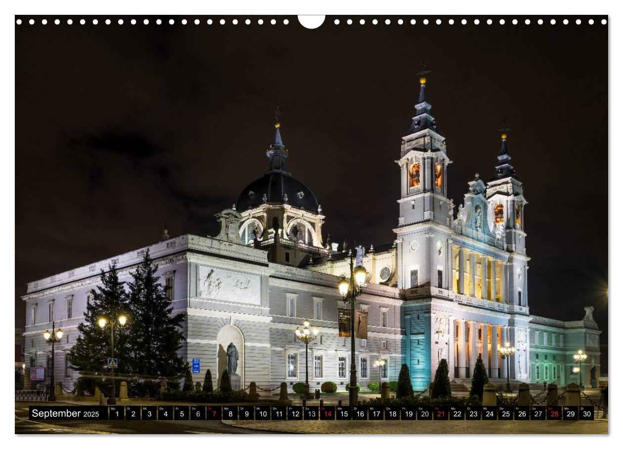 Bild: 9783435517480 | Madrid bei Nacht (Wandkalender 2025 DIN A3 quer), CALVENDO...