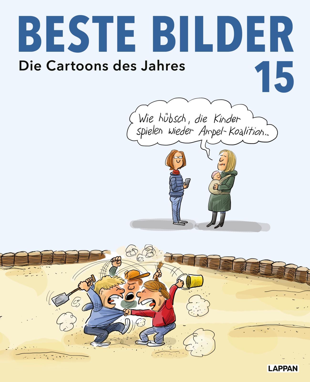 Cover: 9783830336860 | Beste Bilder 15 - Die Cartoons des Jahres 2024 | Schwalm (u. a.)