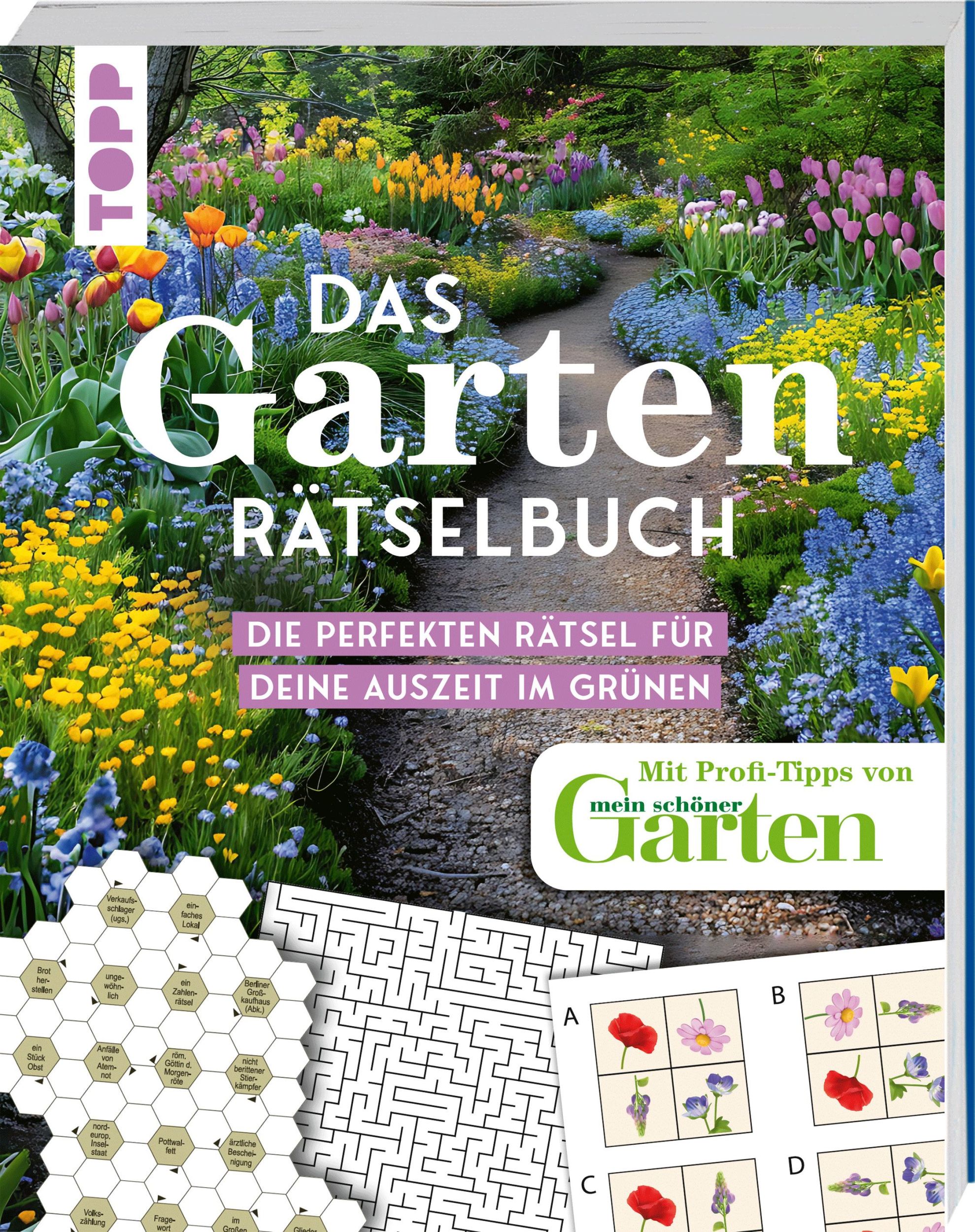 Cover: 9783735853714 | Das Garten-Rätselbuch - Mit Profi-Tipps von "mein schöner Garten"...