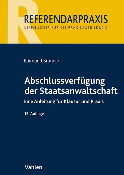 Cover: 9783800666386 | Abschlussverfügung der Staatsanwaltschaft | Raimund Brunner | Buch