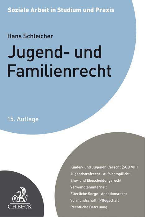 Cover: 9783406745799 | Jugend- und Familienrecht | Ein Studienbuch | Hans Schleicher (u. a.)