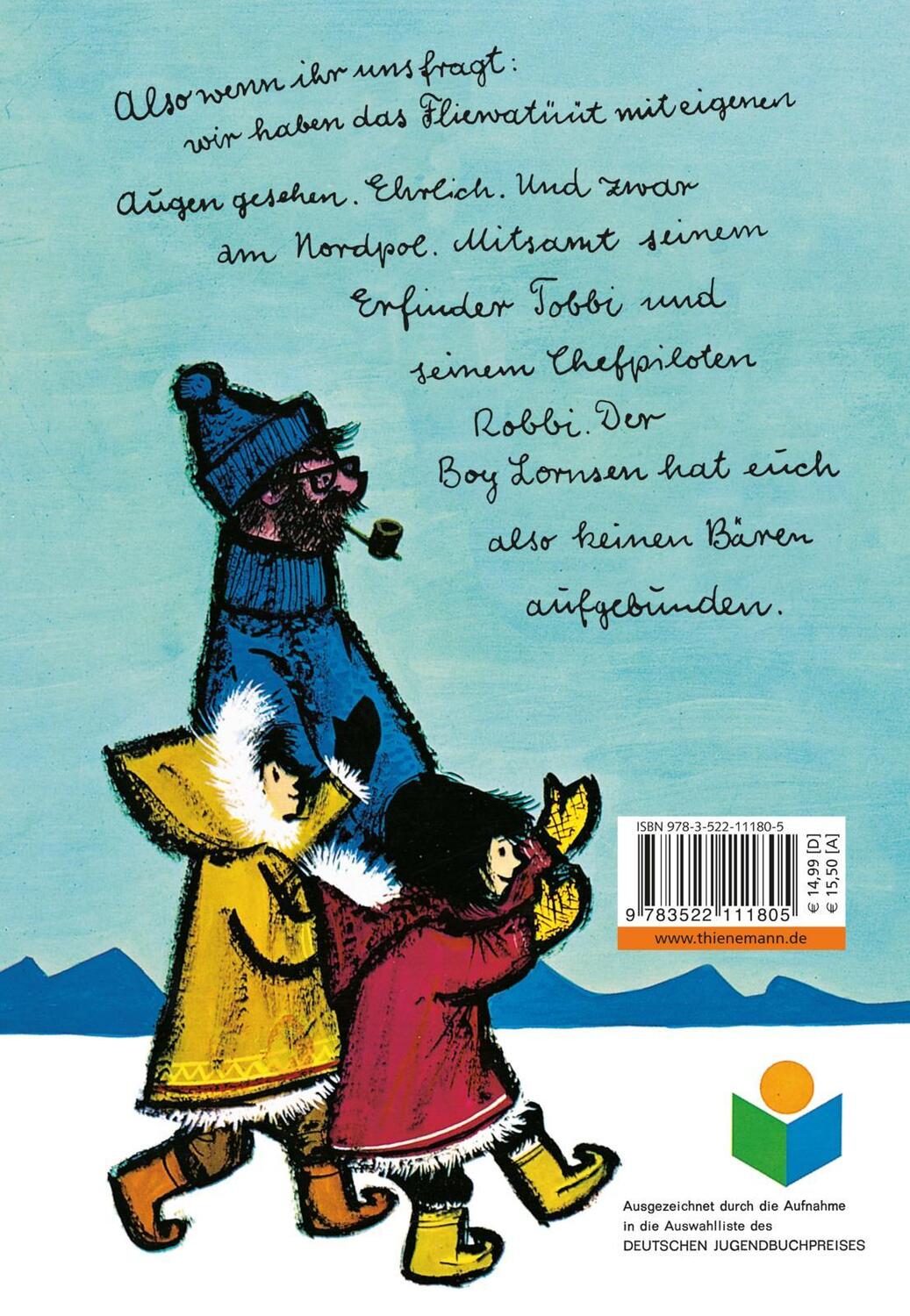 Rückseite: 9783522111805 | Robbi, Tobbi und das Fliewatüüt | Boy Lornsen | Buch | 256 S. | 2001