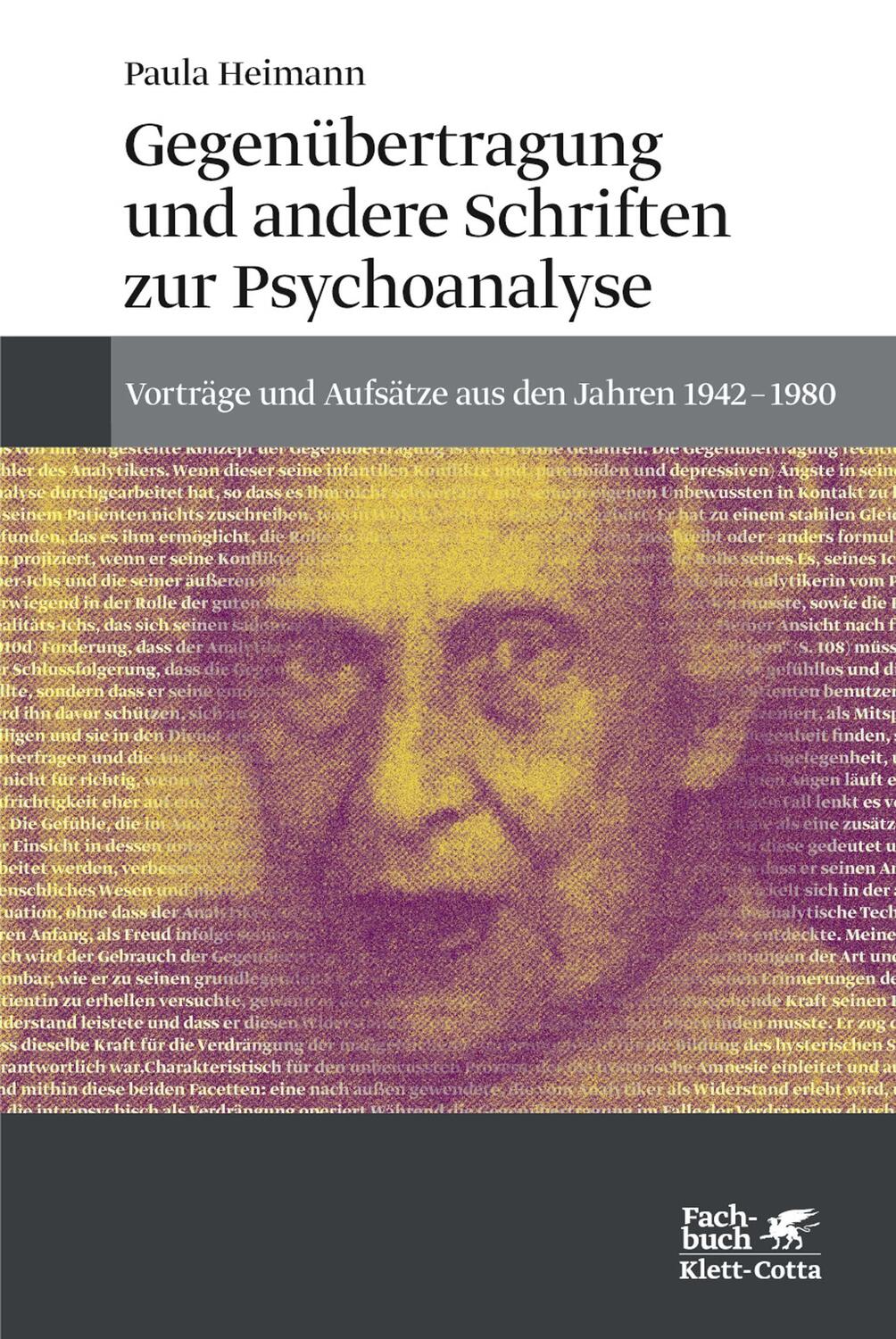 Cover: 9783608949414 | Gegenübertragung und andere Schriften zur Psychoanalyse | Heimann