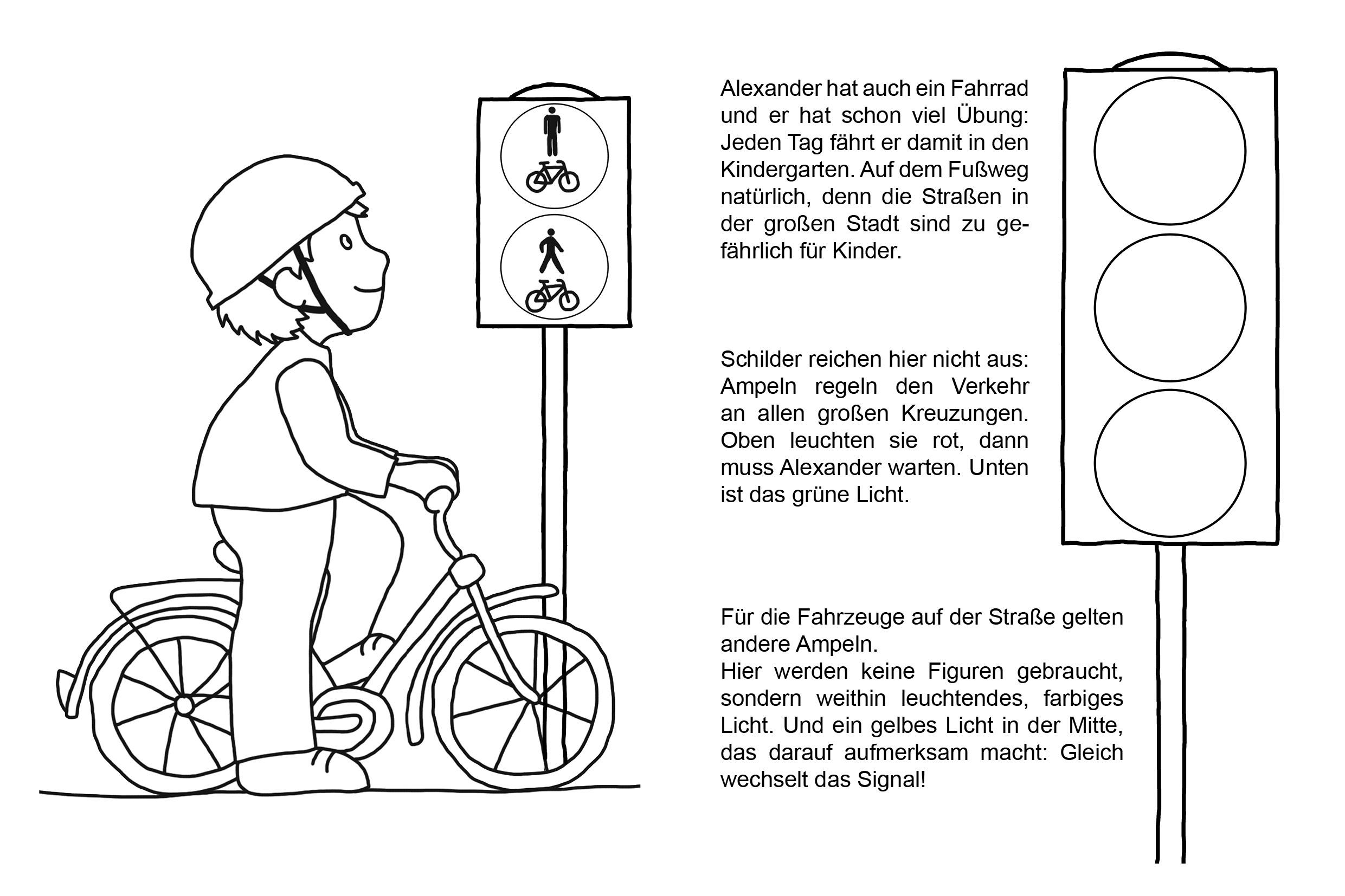 Bild: 9783947239108 | Sicher im Verkehr Malbuch | Malen und mehr wissen! | Colori &amp; Co.