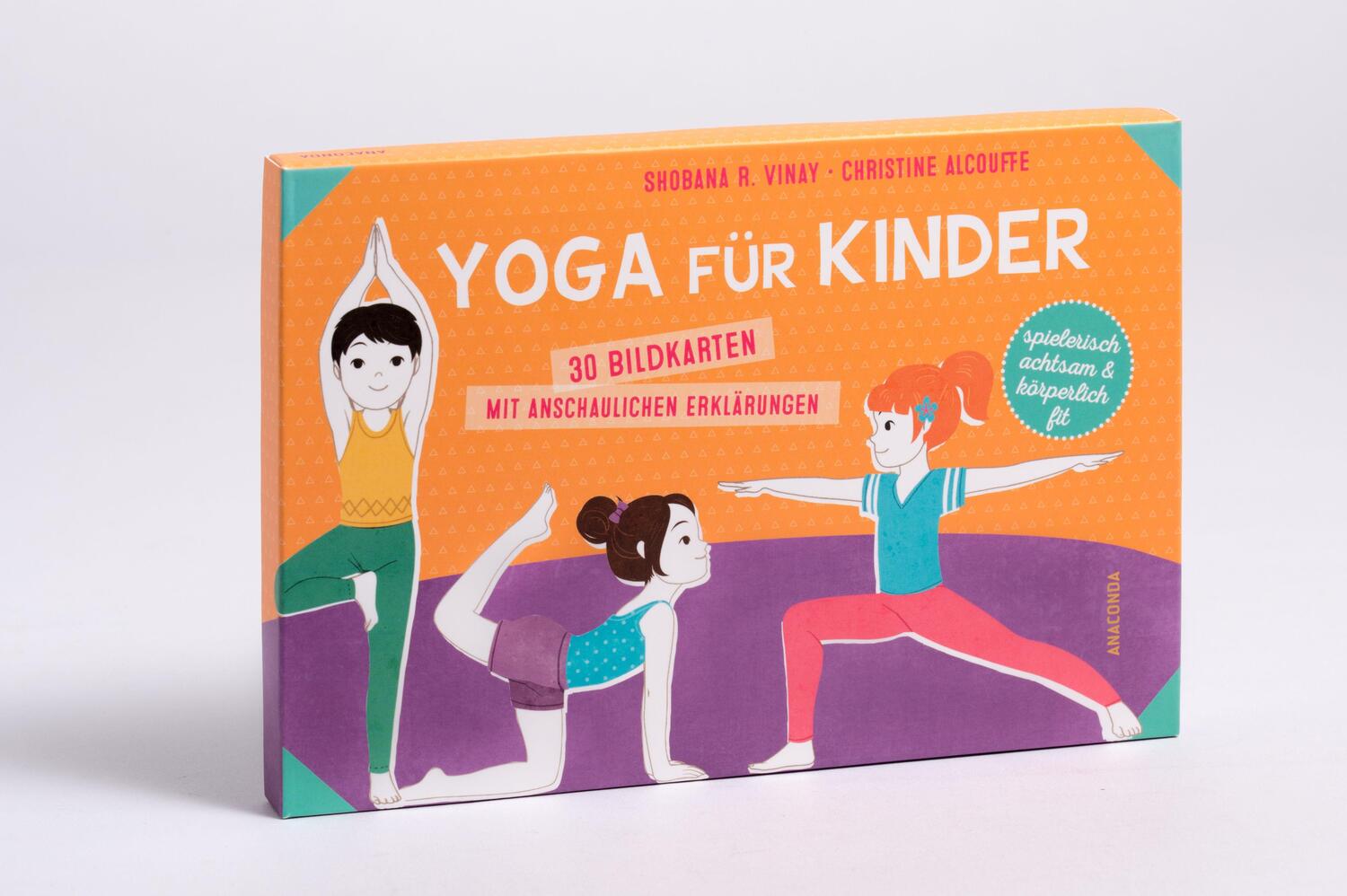 Bild: 4250940200015 | Yoga für Kinder. 30 Bildkarten mit anschaulichen Erklärungen | Vinay