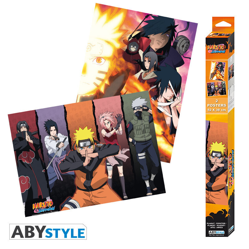 Cover: 3665361034964 | ABYstyle - Naruto 2er Set Chibi Posters | Poster | In Karton | 2021