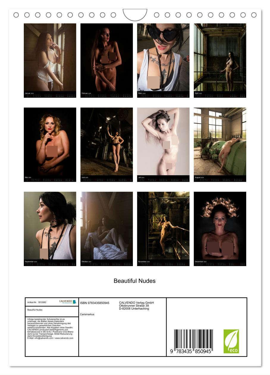 Bild: 9783435850945 | Beautiful Nudes (Wandkalender 2025 DIN A4 hoch), CALVENDO...