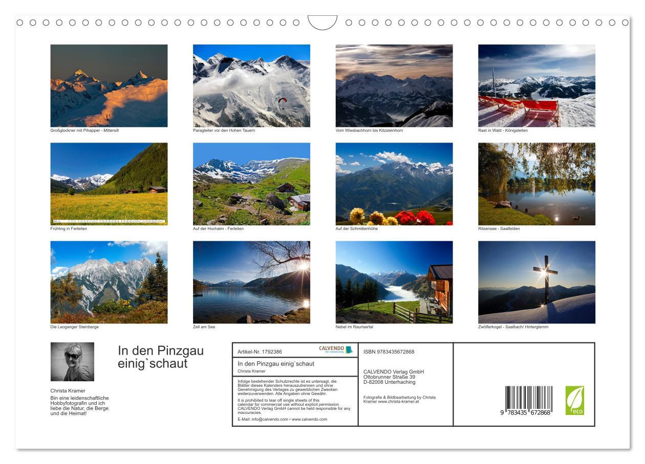 Bild: 9783435672868 | In den Pinzgau einig`schaut (Wandkalender 2025 DIN A3 quer),...