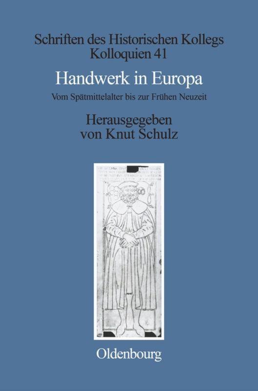 Cover: 9783486563955 | Handwerk in Europa | Vom Spätmittelalter bis zur Frühen Neuzeit | Buch