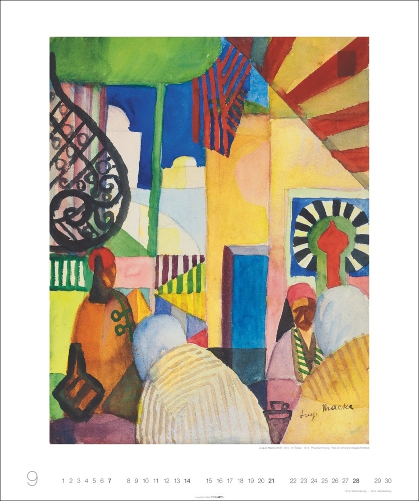 Bild: 9783839900826 | Die Tunisreise Edition Kalender 2025 | Paul/Macke, August Klee | 14 S.