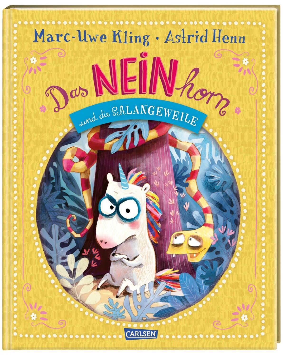 Cover: 9783551521286 | Das NEINhorn und die SchLANGEWEILE | Marc-Uwe Kling | Buch | 54 S.