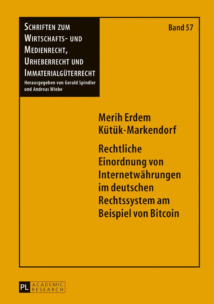 Cover: 9783631698105 | Rechtliche Einordnung von Internetwährungen im deutschen...