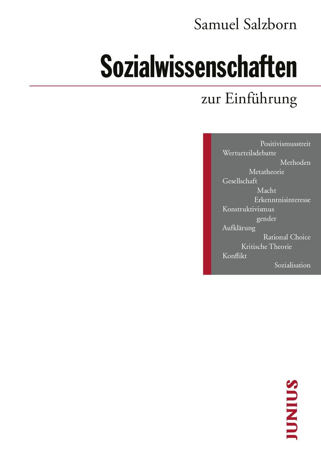 Sozialwissenschaften zur Einführung - Salzborn, Samuel